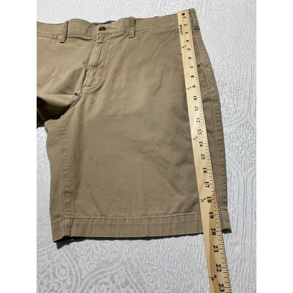 Sonoma Goods For Life Mens Flexwear Khaki Chino Shorts Tan Size 38 Stretch - Picture 6 of 9